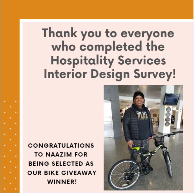 Hospitality Services Bike Winner